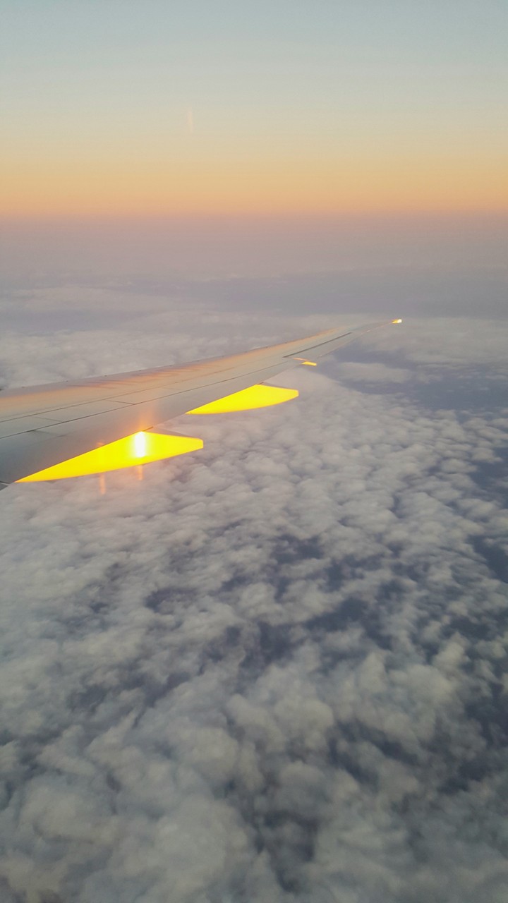 Sunset on the cloud