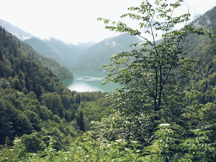 Абхазия, озеро Рица
