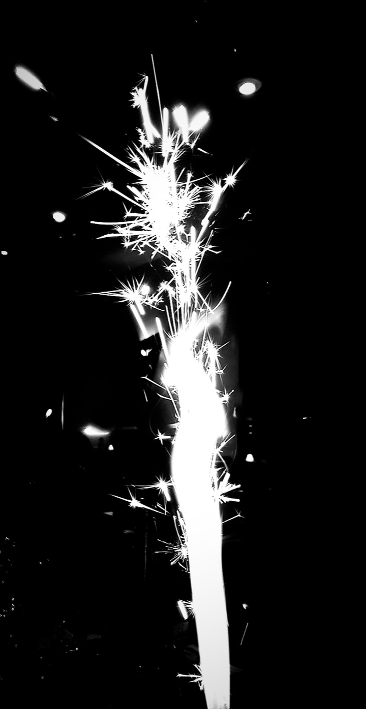 Feu d'artifice .