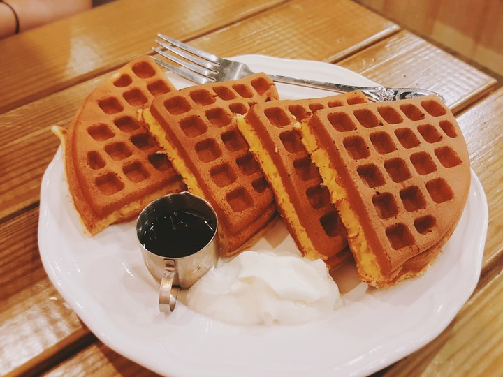 鬆餅很美味