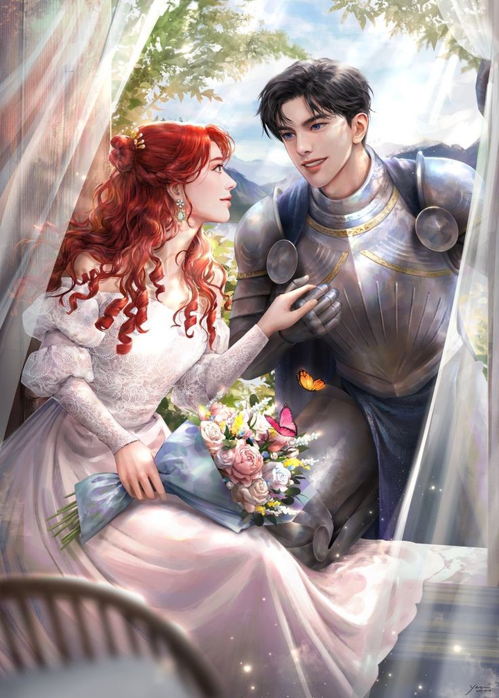 Fantasy novel painting