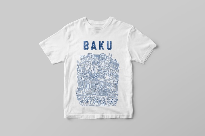 Baku t-shirt design