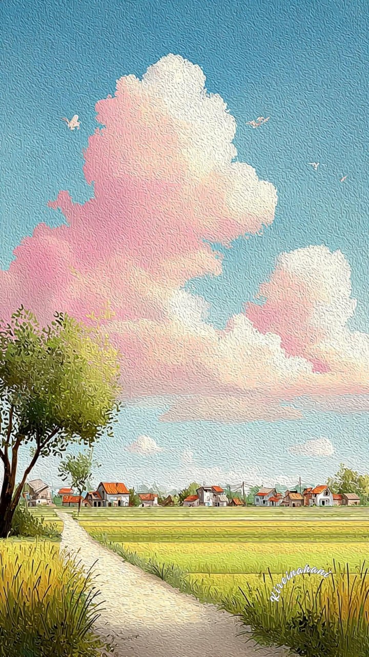 meadow, cloud Hintergrundbilder