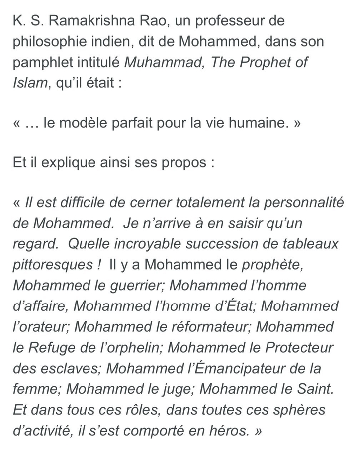 CE QU’ILS ONT DIT SUR MOHAMMED 
فرنسي