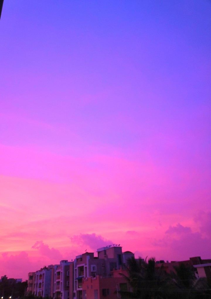 City sunset