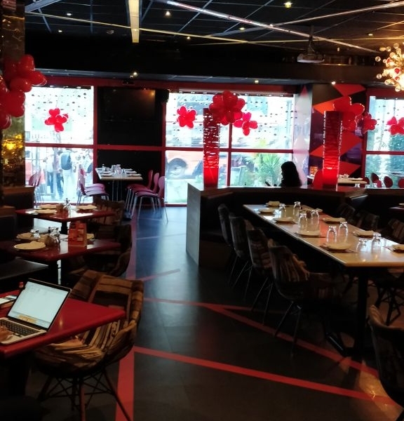 the restaurant