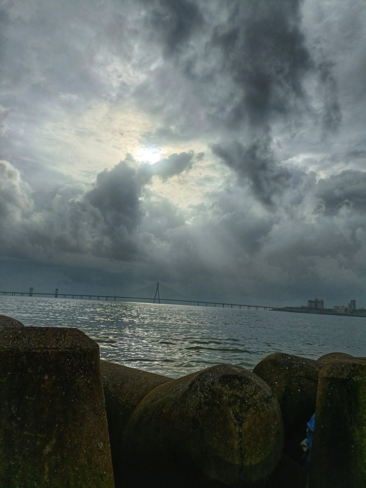 Sea and clouds