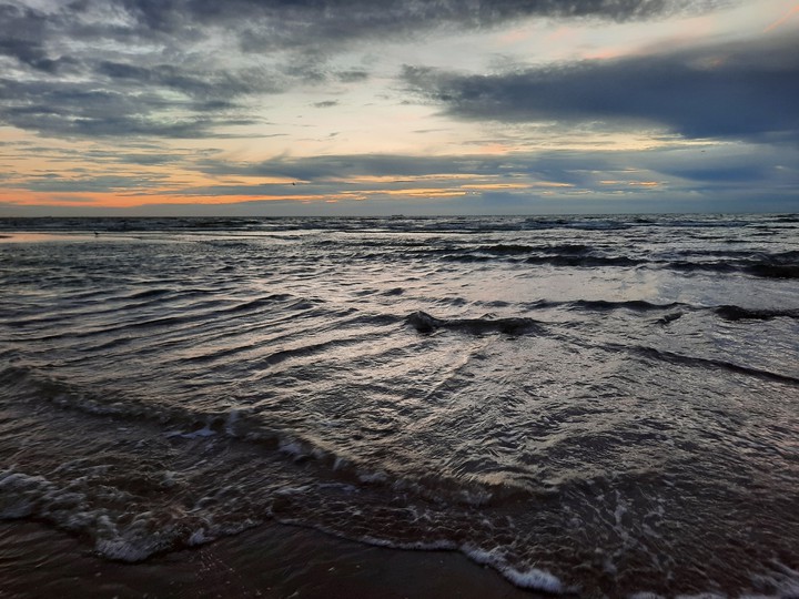 Sunset at sea - North sea, the Netherlands