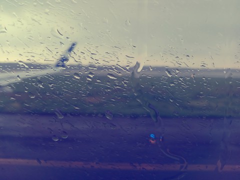 rainy flight