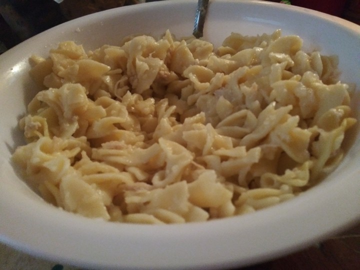 homemade chicken and noodles