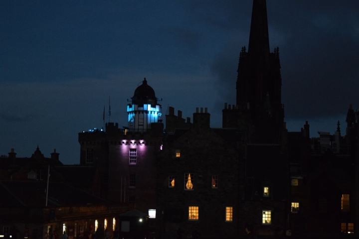 Castle in the night