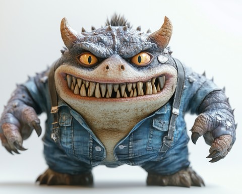 Cartoon Character Monster