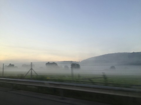 nebbia mattutina