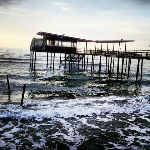 abandoned deck
