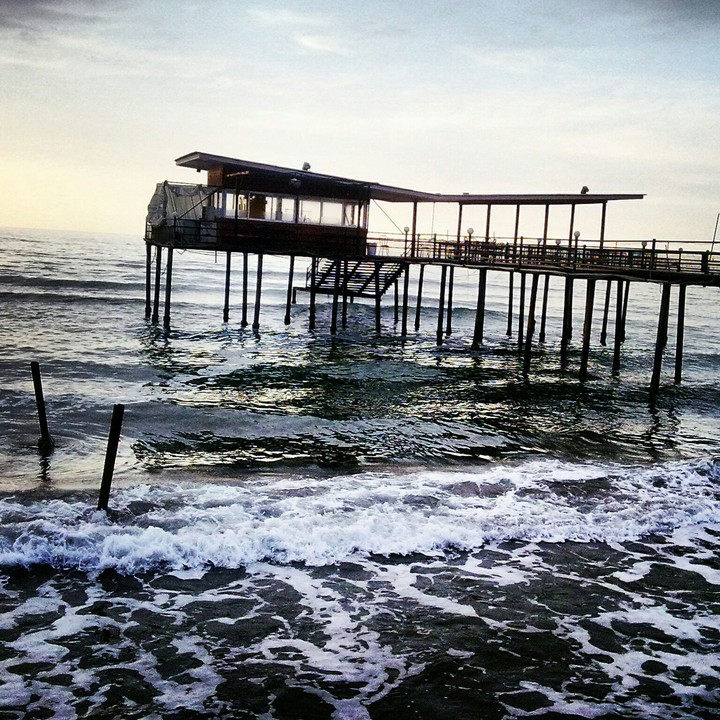 abandoned deck