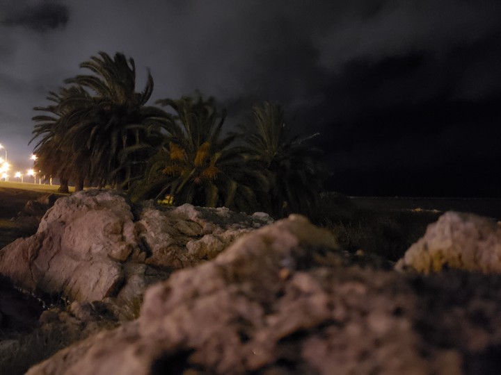 beach at night