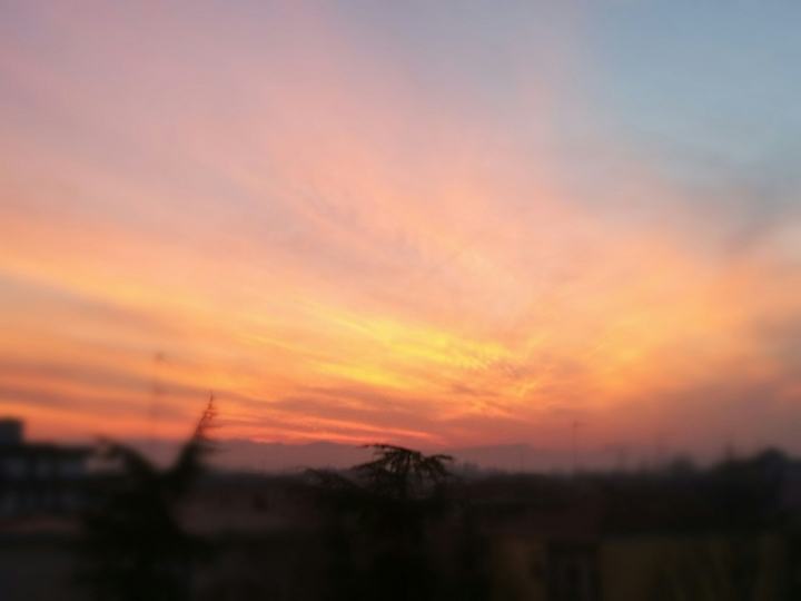 red sky