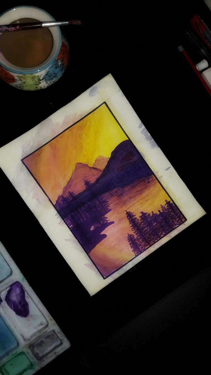 Mauve sunset