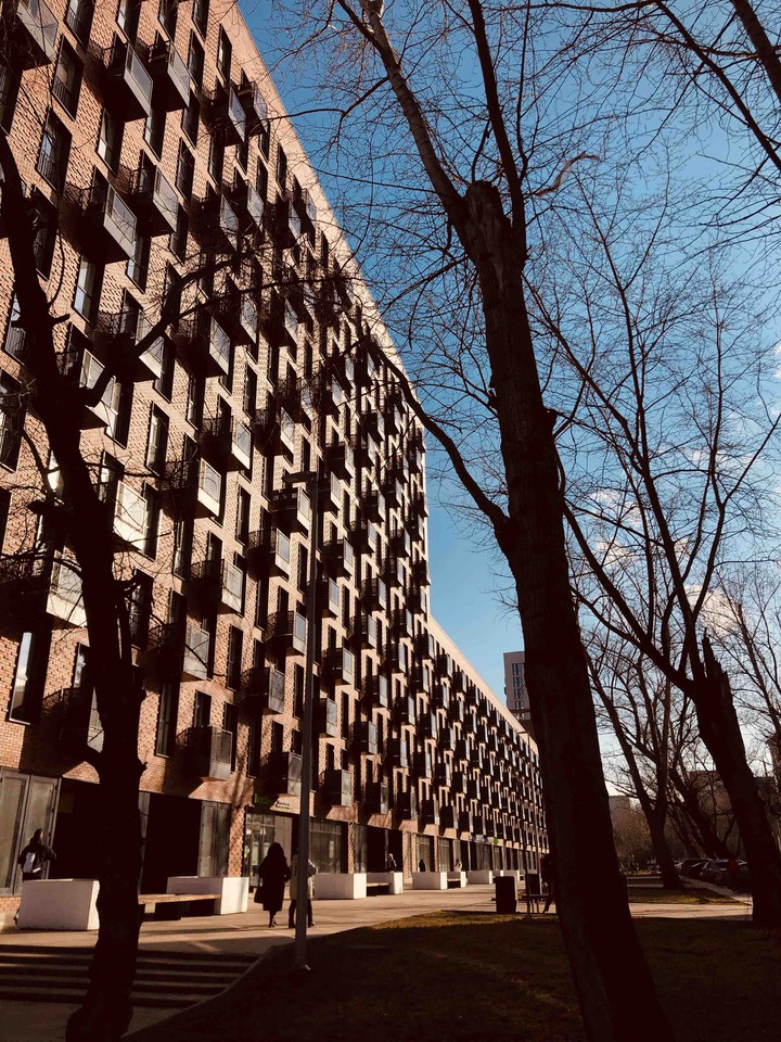 beautiful building in the sun