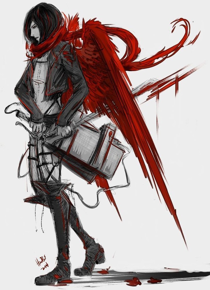Mikasa Ackerman art