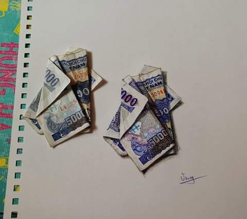 #art , đố cm cái nào thật cái nào giả ?