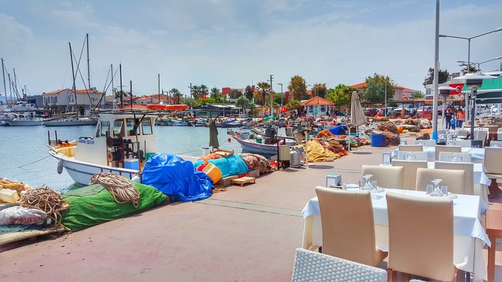 Urla port.Izmir, Turkey