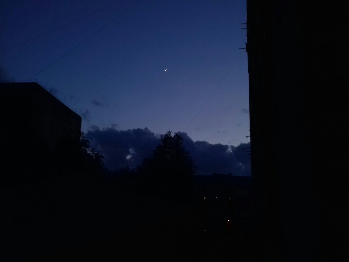 Закат, ночь