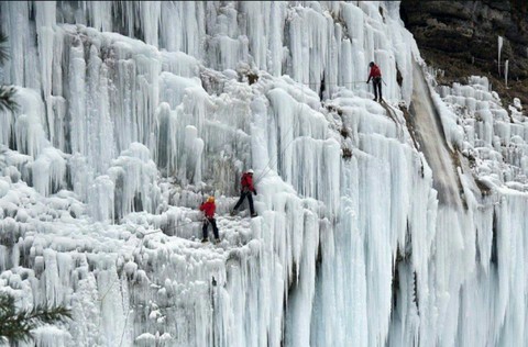 Ice climbing