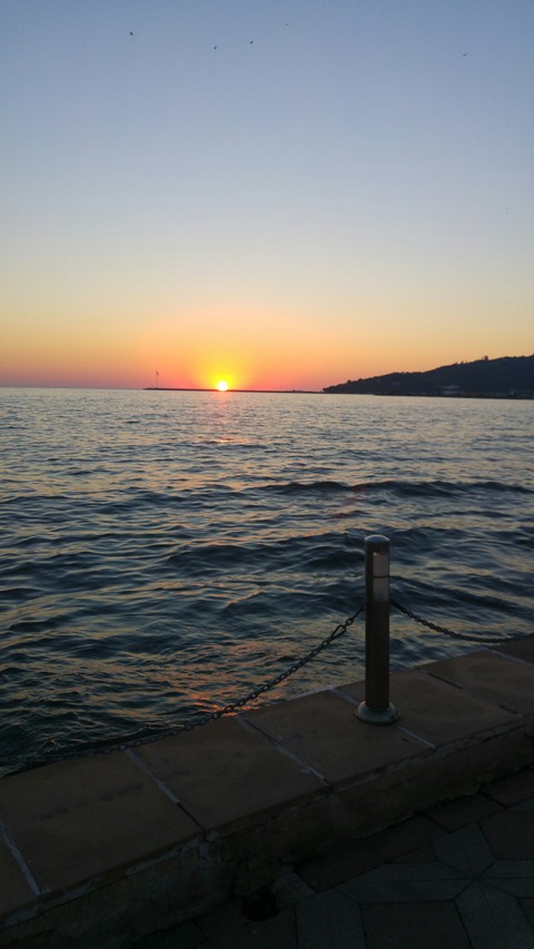 sunset, sea háttérképek