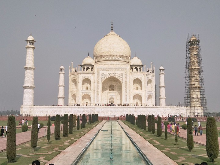 The Taj Mahal.