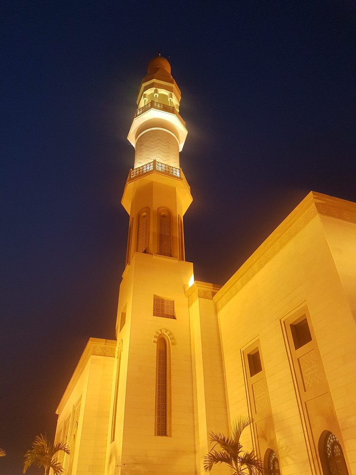 Illuminated Minaret