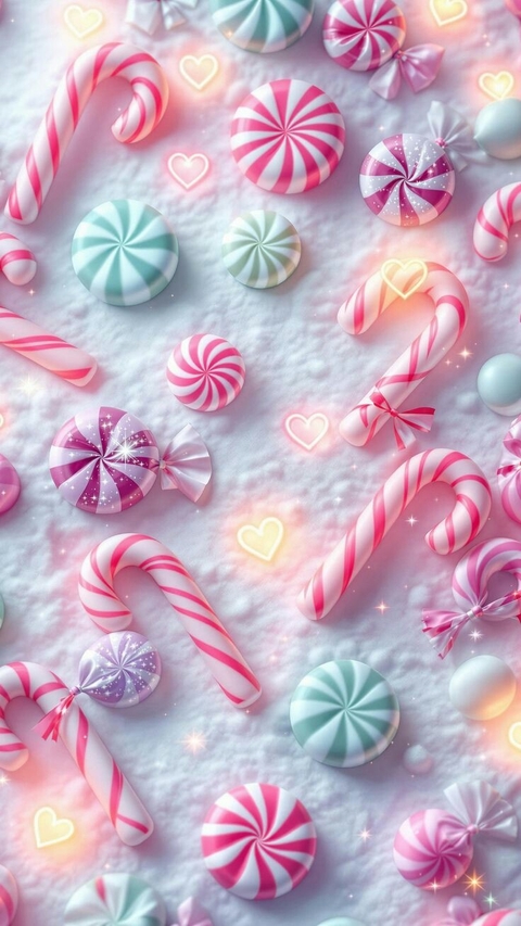 обои polkagris, pink