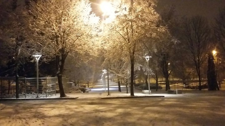 zima. Olsztyn