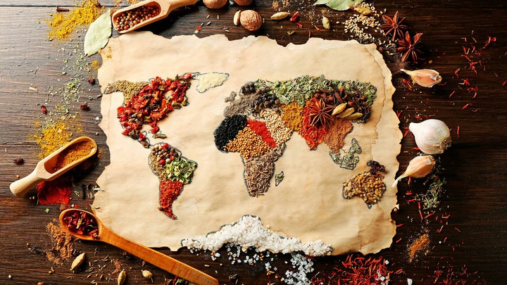 Fragrant world map