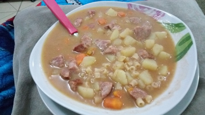 sopa de feijão