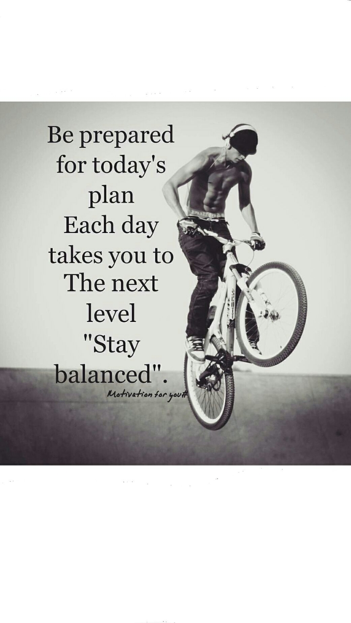 stay balanced