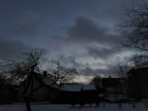 Sky in winter
