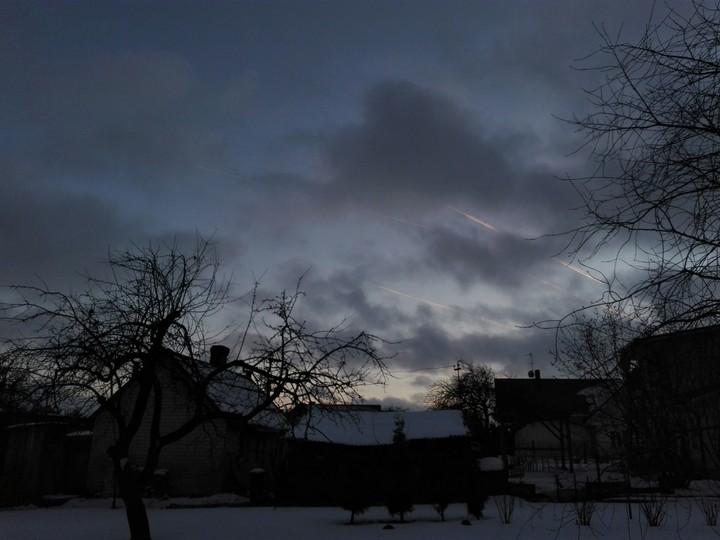 Sky in winter