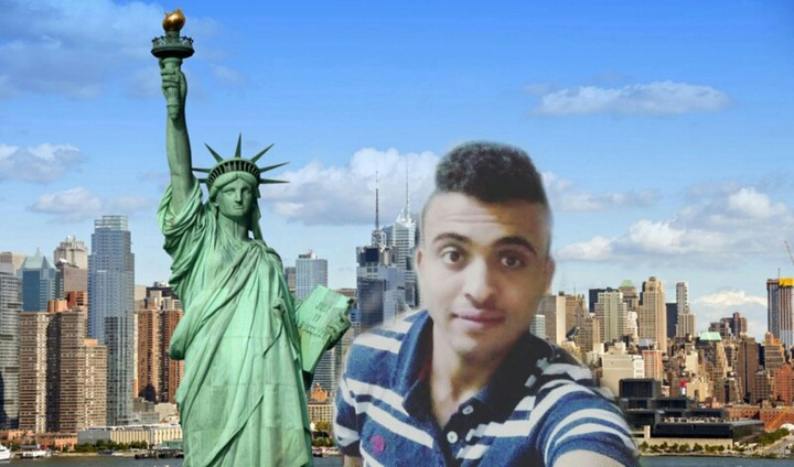 selfi with new York