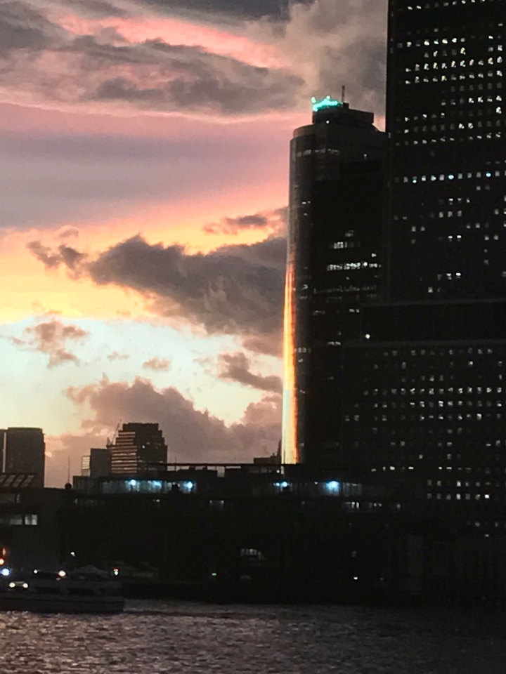 atardecer