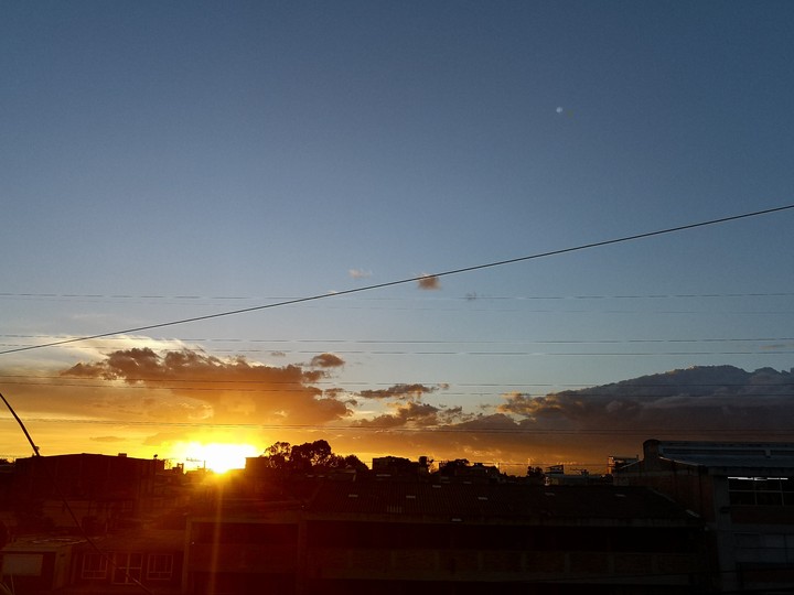 Atardecer bogotano