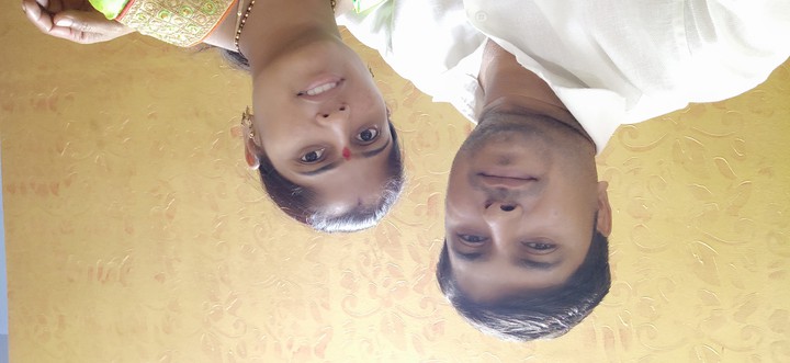 with my wife