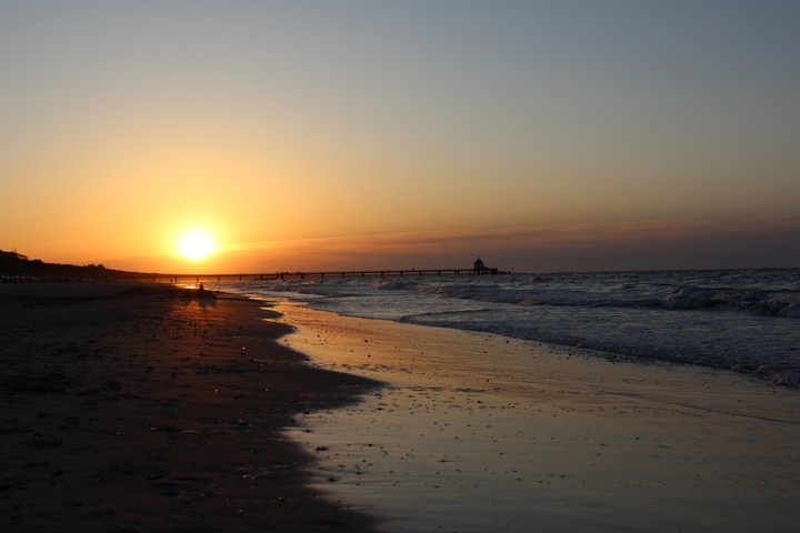 Sonnenuntergang am Strand