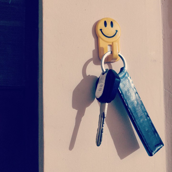 key ring smiley ☺