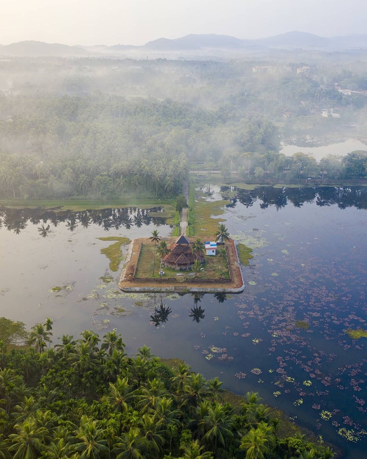 Anekere Lake in Karkala, Udupi district. ?