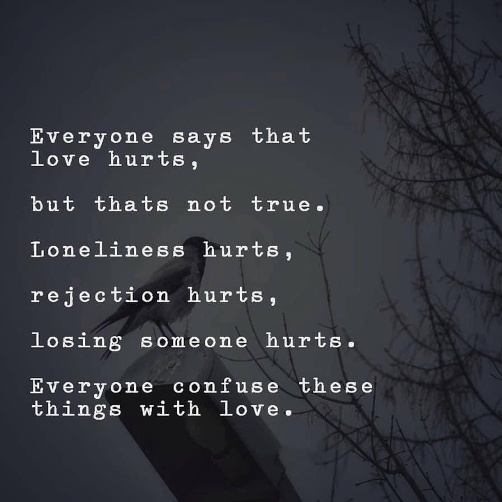 so true LONELINESS HURT A LOT