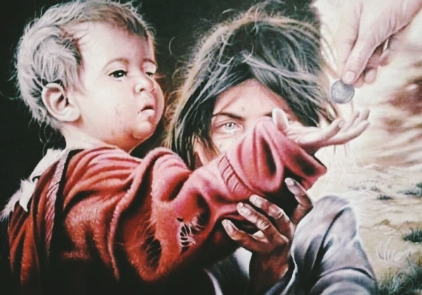 *.Charity helps people each other.*
