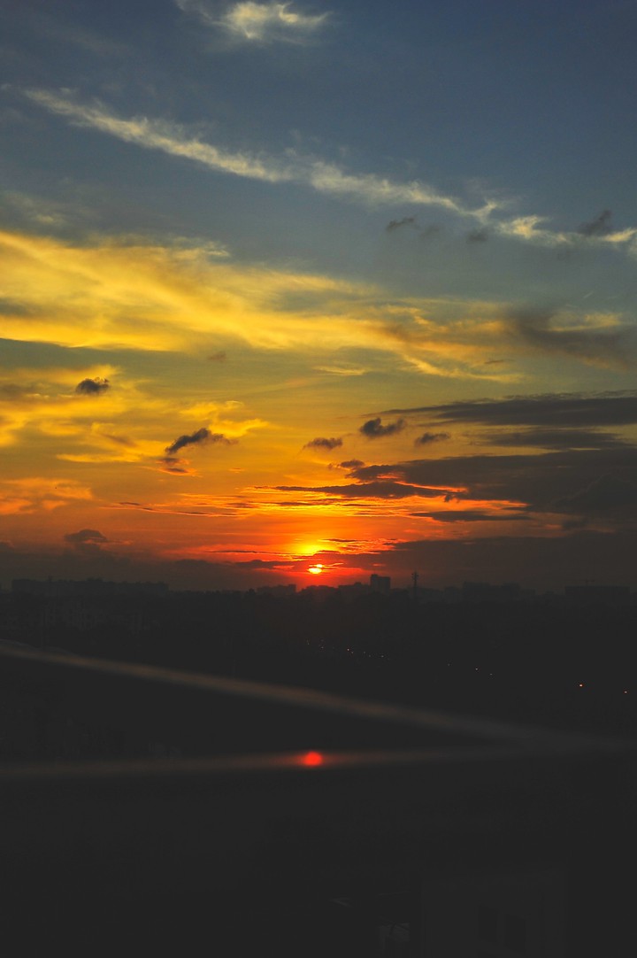 Sunset...