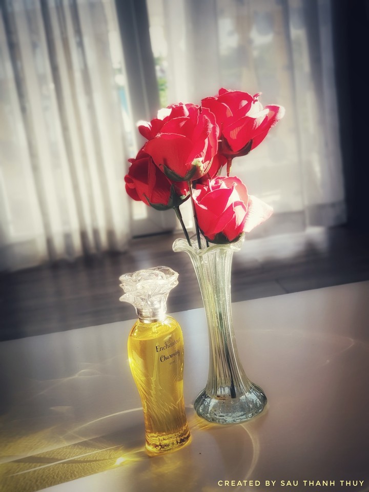 Roses and perfume