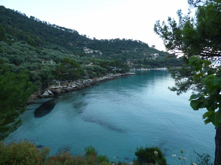 beautiful landscape in thasos